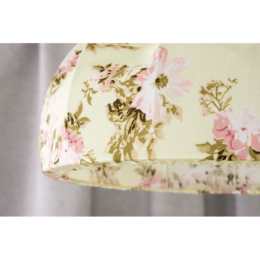 Duolla - Lampadario a sospensione con filo VIOLIN 1xE27/40W/230V diametro 38 cm rosa