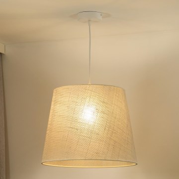 Duolla - Lampadario a sospensione con filo YUTE 1xE27/15W/230V diametro 38 cm grigio