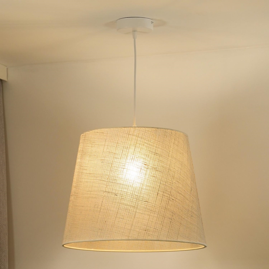 Duolla - Lampadario a sospensione con filo YUTE 1xE27/15W/230V diametro 38 cm grigio