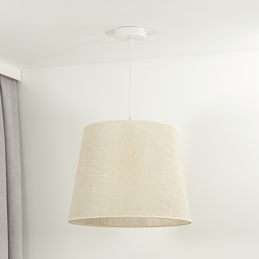 Duolla - Lampadario a sospensione con filo YUTE 1xE27/15W/230V diametro 38 cm grigio