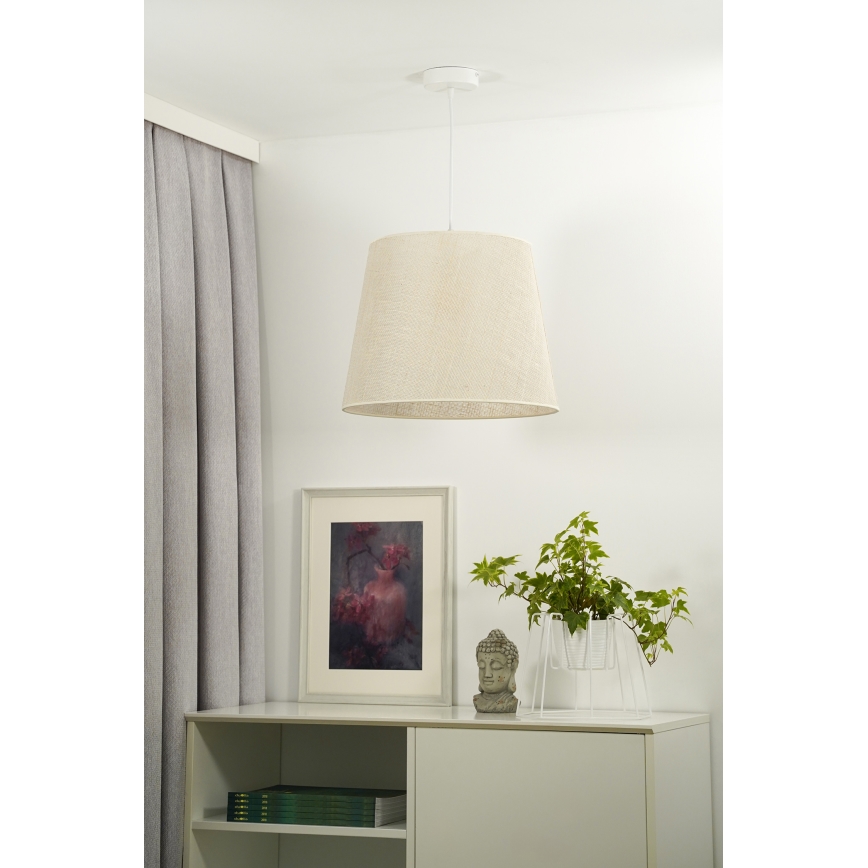 Duolla - Lampadario a sospensione con filo YUTE 1xE27/15W/230V diametro 38 cm grigio