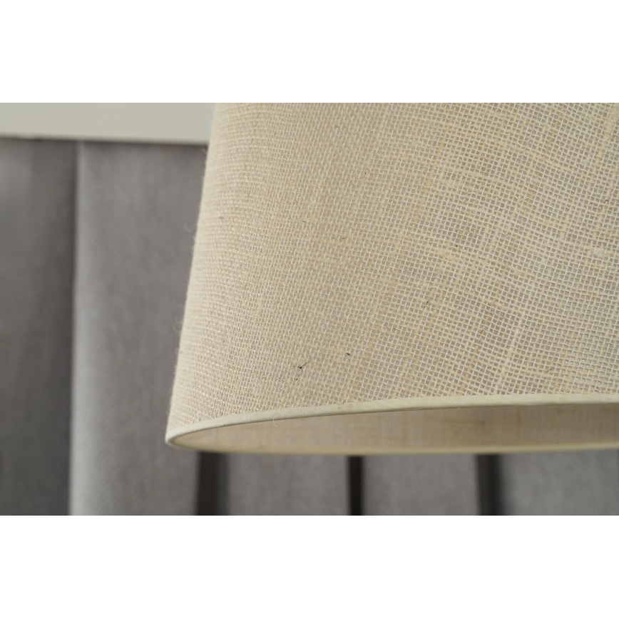Duolla - Lampadario a sospensione con filo YUTE 1xE27/15W/230V diametro 38 cm grigio
