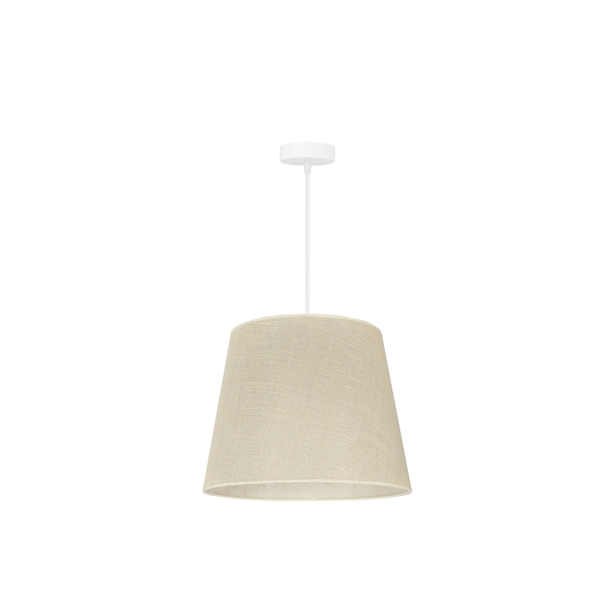 Duolla - Lampadario a sospensione con filo YUTE 1xE27/15W/230V diametro 38 cm grigio