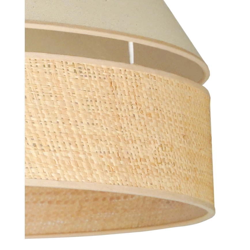 Duolla - Lampadario a sospensione con filo YUTE AVIGNON 1xE27/15W/230V diametro 60 cm color crema/beige