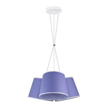 Duolla - Lampadario a sospensione con supporto rigido ROSSA 3xE27/40W/230V diametro 40 cm