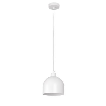 Duolla - Lampadario a sospensione su cavo IRONLINE 1xE27/15W/230V diam. 17 cm bianco