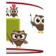 Duolla - Lampadario per bambini on a string OWLS MULTI 1xE27/15W/230V