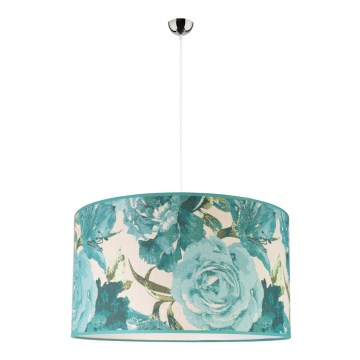 Duolla - Lampadario su filo CONSTANCE 1xE27/40W/230V turchese