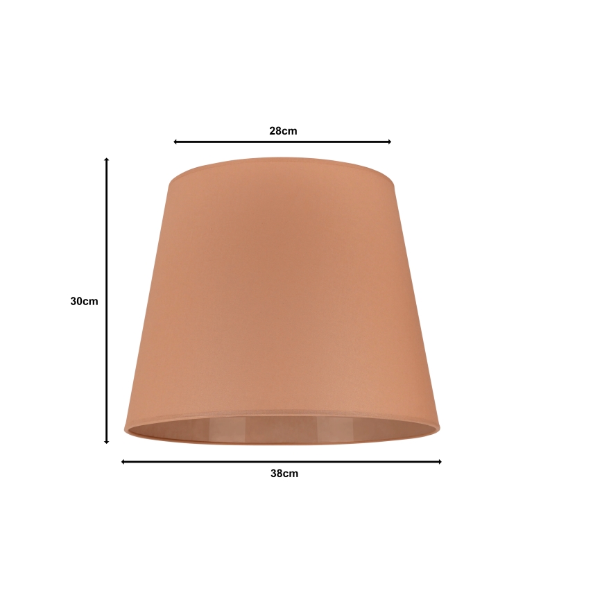 Duolla - Paralume per lampada da terra CLASSIC L E27 diam. 38 cm marrone