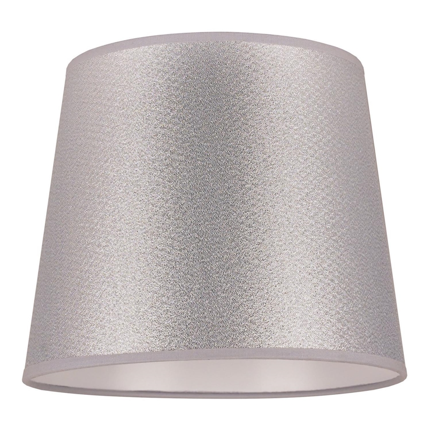 Duolla - Paralume per lampada da tavolo CLASSIC M E27 diametro 24 cm argento