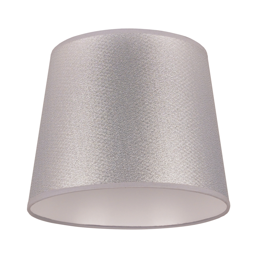 Duolla - Paralume per lampada da tavolo CLASSIC M E27 diametro 24 cm argento
