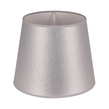 Duolla - Paralume per lampada da tavolo CLASSIC M E27 diametro 24 cm argento