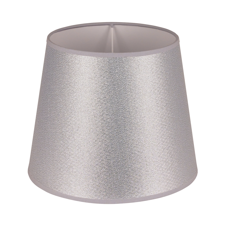Duolla - Paralume per lampada da tavolo CLASSIC M E27 diametro 24 cm argento