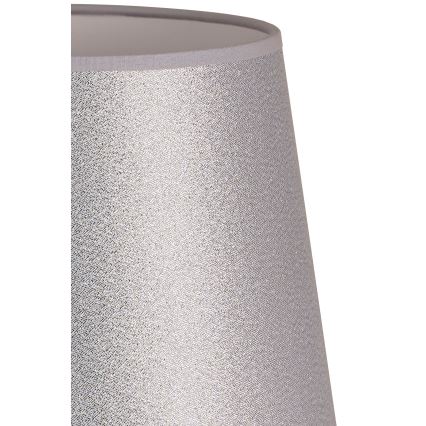 Duolla - Paralume per lampada da tavolo CLASSIC M E27 diametro 24 cm argento
