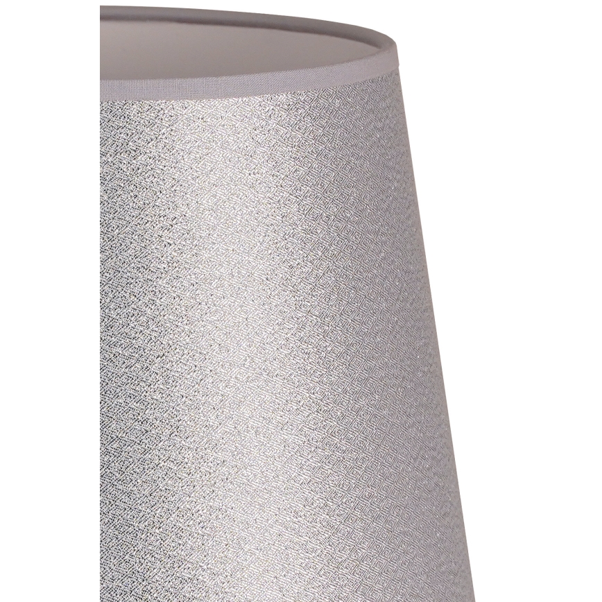 Duolla - Paralume per lampada da tavolo CLASSIC M E27 diametro 24 cm argento