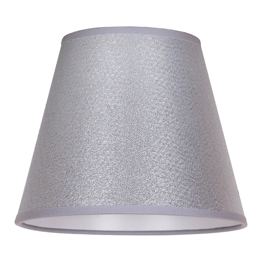 Duolla - Paralume per lampada da tavolo  SOFIA XS E14 diametro 18,5 cm argento