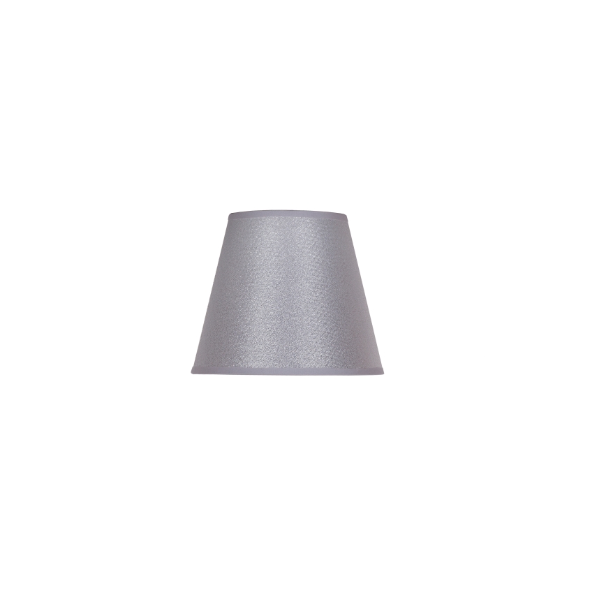 Duolla - Paralume per lampada da tavolo  SOFIA XS E14 diametro 18,5 cm argento