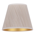 Duolla - Paralume per lampada da tavolo  SOFIA XS E14 diametro 18,5 cm beige