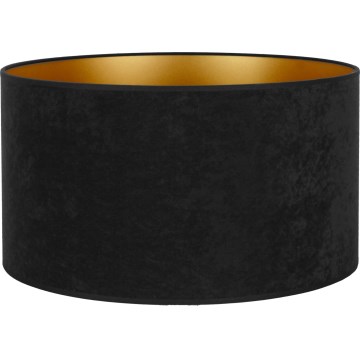 Duolla - Paralume per lampada da terra VELVET E27 diametro 35 cm nero/oro