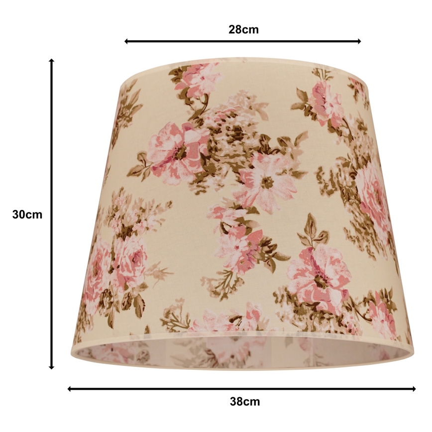 Duolla - Paralume per lampadario CLASSIC L E27 diametro 38 cm rosa