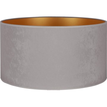 Duolla - Paralume universale VELVET E27 diam. 35 cm grigio/oro