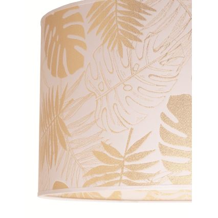 Duolla - Plafoniera ARECA 1xE27/40W/230V diametro 45 cm ottone/bianco