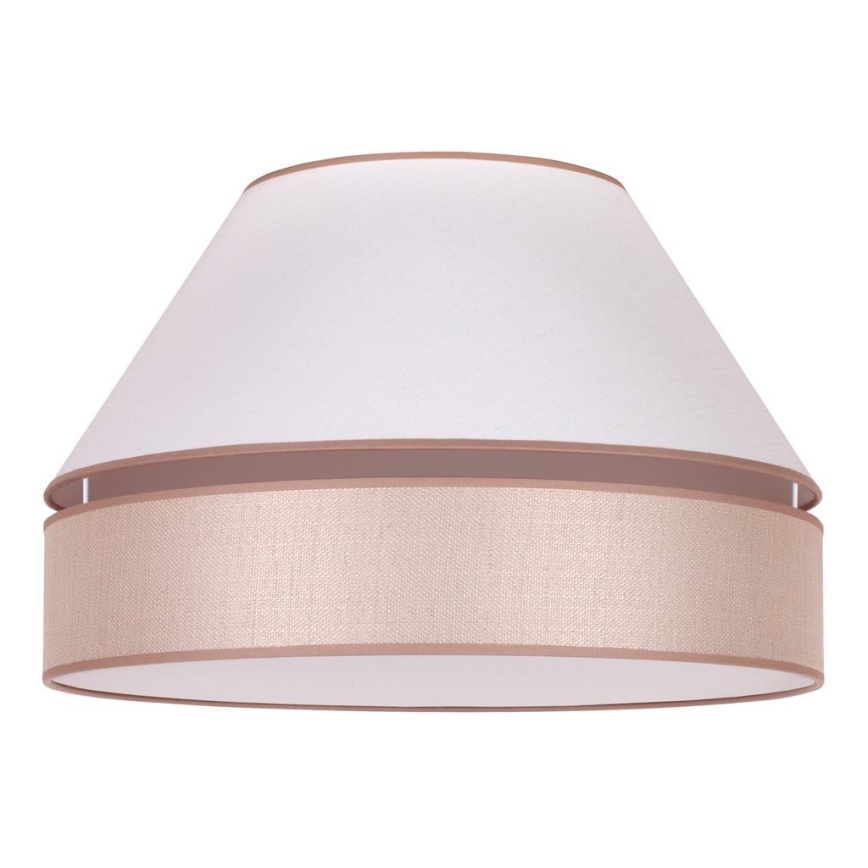 Duolla - Plafoniera AVIGNON 1xE27/15W/230V diametro 50 cm bianco/beige