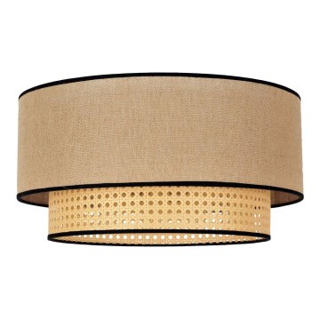 Duolla - Plafoniera BOHO 1xE27/15W/230V diametro 45 cm beige/rattan