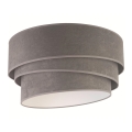 Duolla - Plafoniera DEVON 1xE27/40W/230V diametro 45 cm grigio