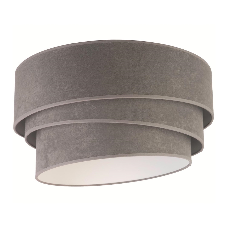 Duolla - Plafoniera DEVON 1xE27/40W/230V diametro 45 cm grigio
