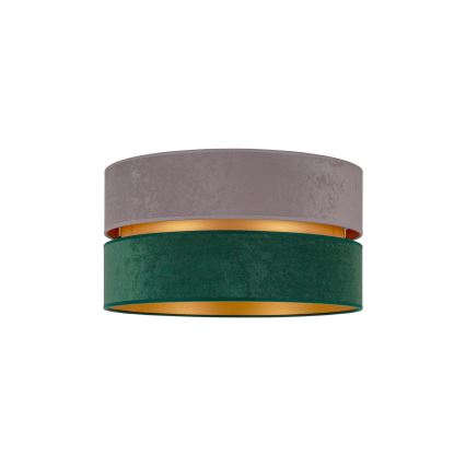 Duolla - Plafoniera DUO 1xE27/15W/230V diametro 40 cm grigio/verde/oro