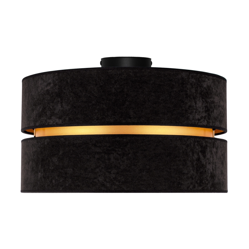 Duolla - Plafoniera DUO 1xE27/40W/230V diametro 40 cm nero/oro