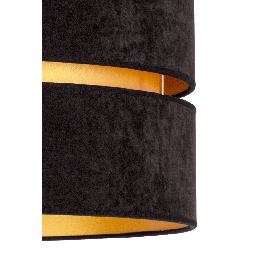 Duolla - Plafoniera DUO 1xE27/40W/230V diametro 40 cm nero/oro