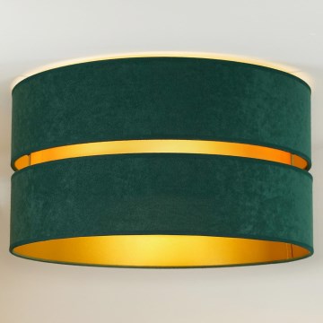 Duolla - Plafoniera DUO 1xE27/40W/230V diametro 40 cm verde/oro