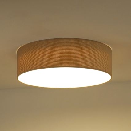Duolla - Plafoniera LED CORTINA LED/26W/230V diametro 30 cm 4000K beige