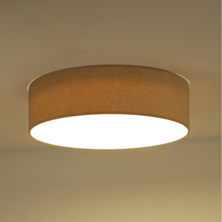 Duolla - Plafoniera LED CORTINA LED/26W/230V diametro 30 cm 4000K beige