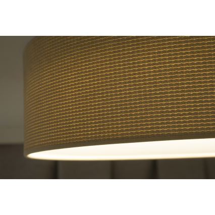 Duolla - Plafoniera LED CORTINA LED/26W/230V diametro 30 cm 4000K beige