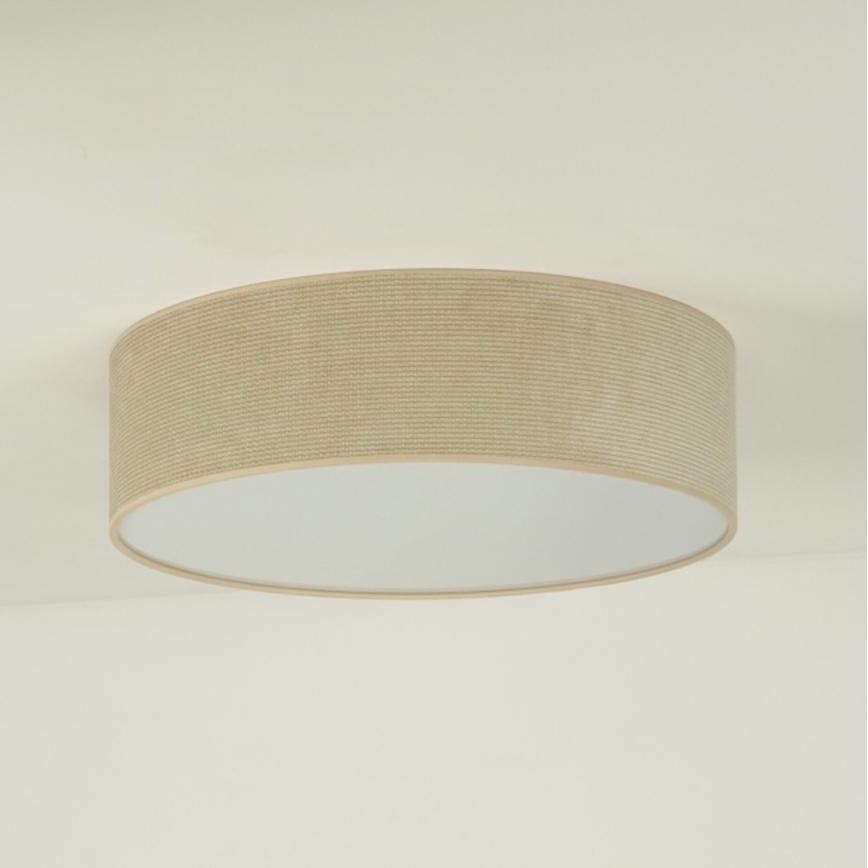 Duolla - Plafoniera LED CORTINA LED/26W/230V diametro 30 cm 4000K beige