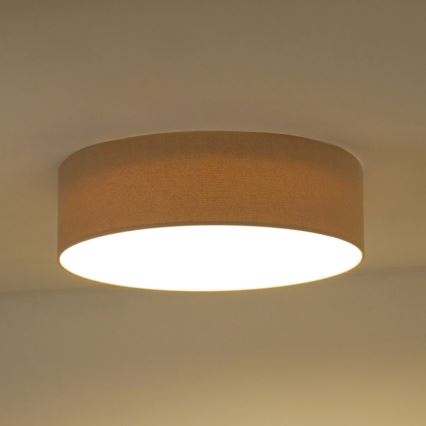 Duolla - Plafoniera LED CORTINA LED/26W/230V diametro 30 cm 4000K beige