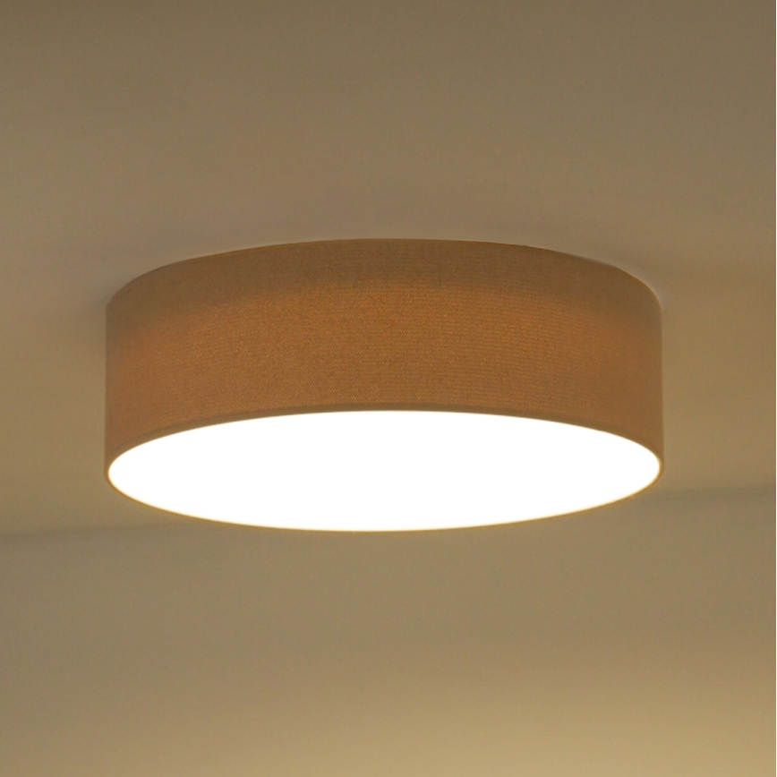 Duolla - Plafoniera LED CORTINA LED/26W/230V diametro 30 cm 4000K beige