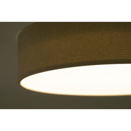 Duolla - Plafoniera LED CORTINA LED/26W/230V diametro 30 cm 4000K beige