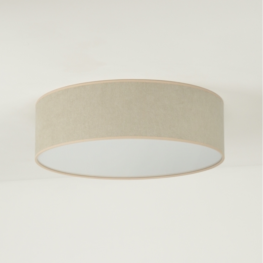 Duolla - Plafoniera LED CORTINA LED/26W/230V diametro 30 cm 4000K beige