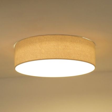 Duolla - Plafoniera LED CORTINA LED/26W/230V diametro 30 cm 4000K color crema
