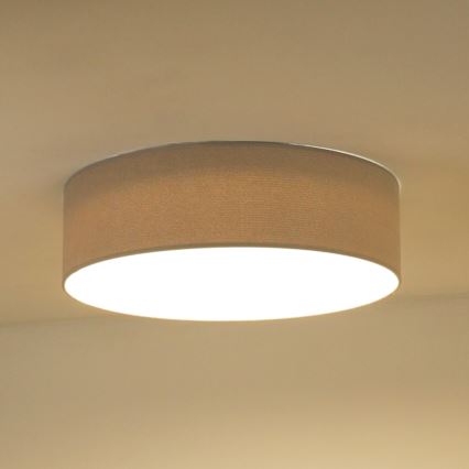 Duolla - Plafoniera LED CORTINA LED/26W/230V diametro 30 cm 4000K grigio