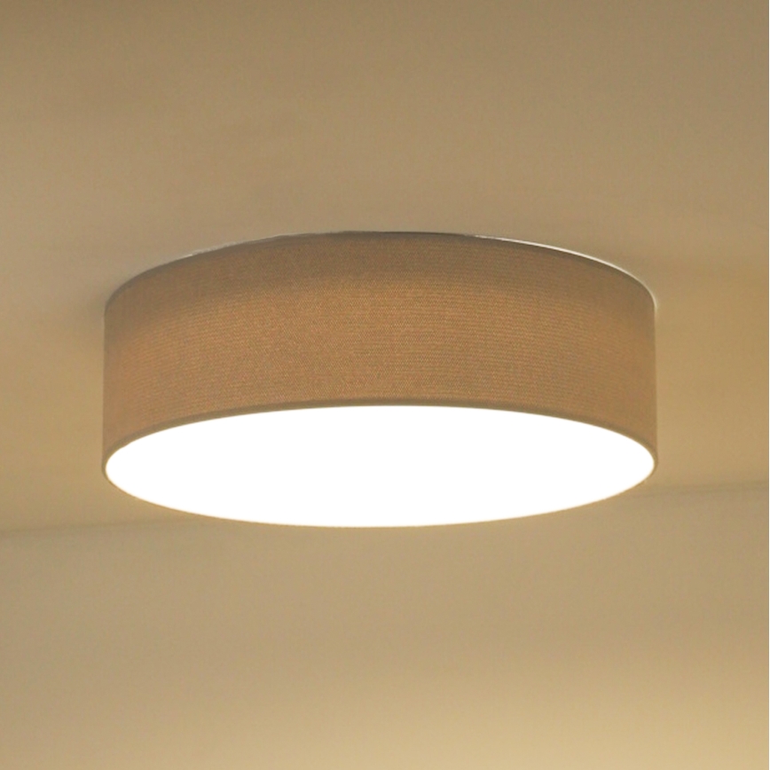 Duolla - Plafoniera LED CORTINA LED/26W/230V diametro 30 cm 4000K grigio