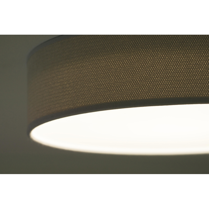 Duolla - Plafoniera LED CORTINA LED/26W/230V diametro 30 cm 4000K grigio