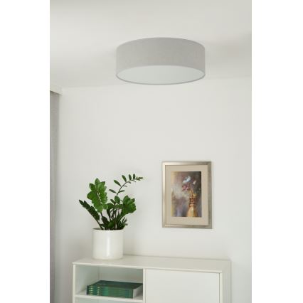 Duolla - Plafoniera LED CORTINA LED/26W/230V diametro 30 cm 4000K grigio