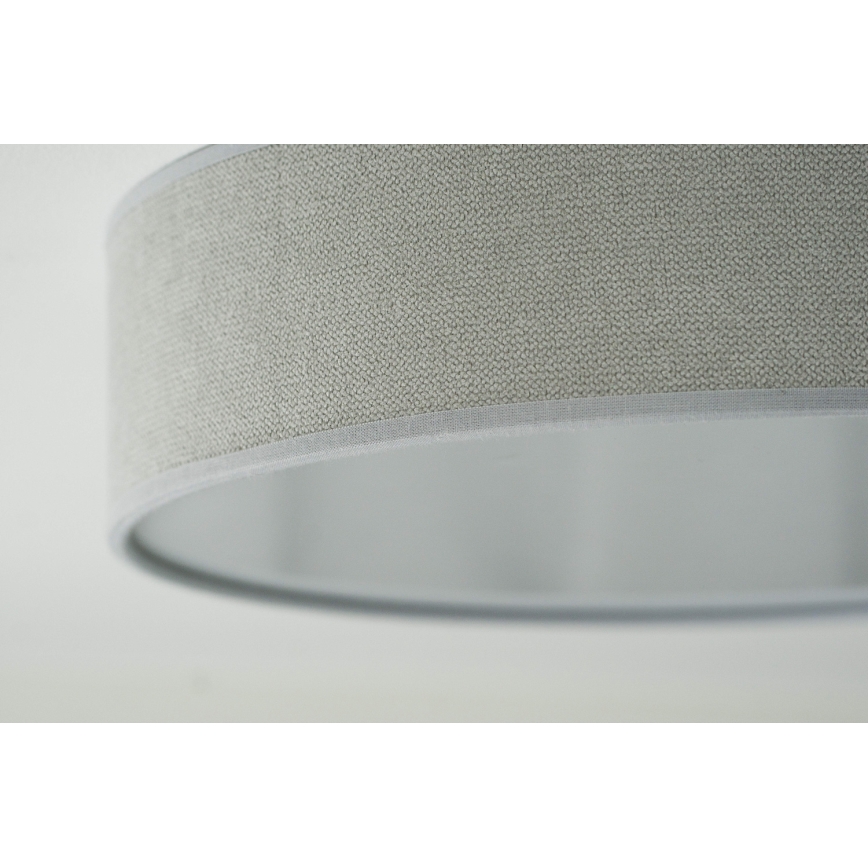 Duolla - Plafoniera LED CORTINA LED/26W/230V diametro 30 cm 4000K grigio