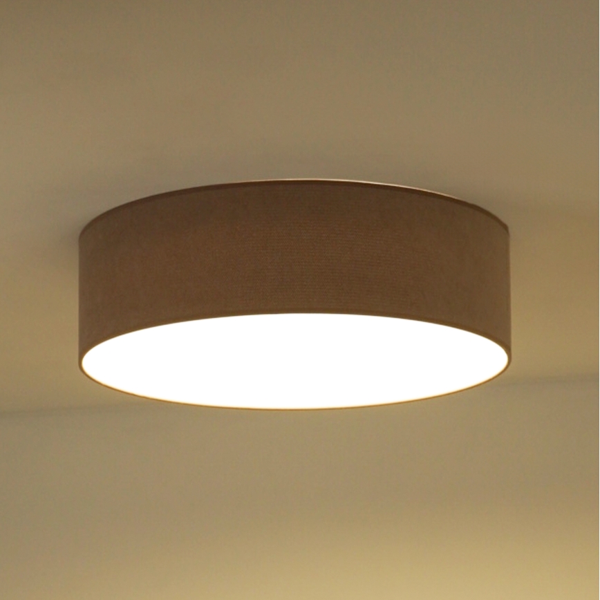 Duolla - Plafoniera LED CORTINA LED/26W/230V diametro 30 cm 4000K marrone