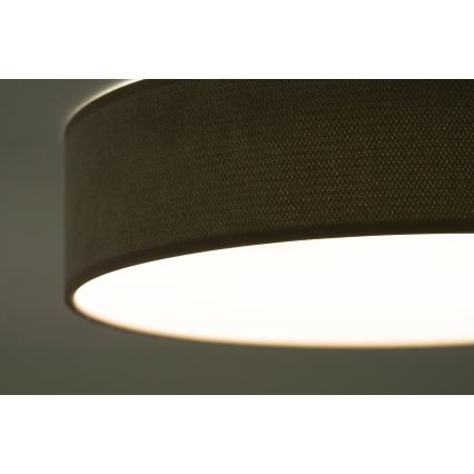 Duolla - Plafoniera LED CORTINA LED/26W/230V diametro 30 cm 4000K marrone
